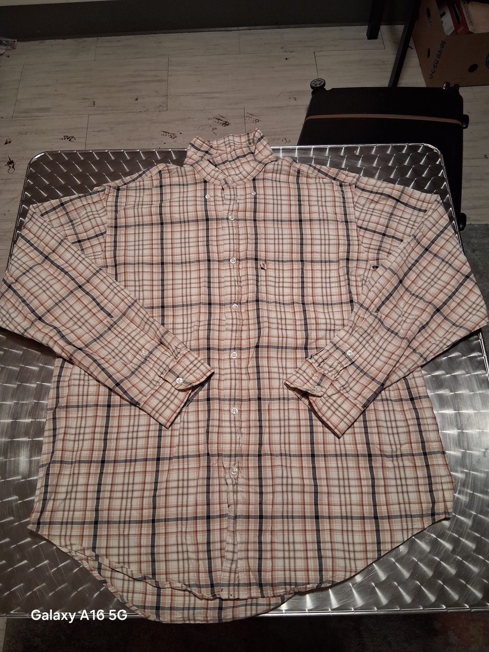 Polo by Ralph Lauren Beige Plaid Button-Down Shirt